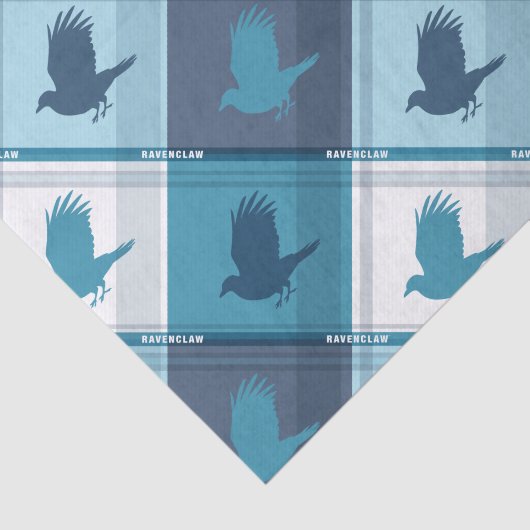 RAVENCLAW™ Tartan Plaid Pattern Seidenpapier (Ausschnitt)