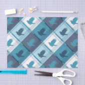 RAVENCLAW™ Tartan Plaid Pattern Seidenpapier (Handwerk)