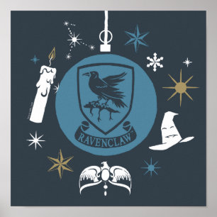 RAVENCLAW™ Weihnachtsbaumkugeln Grafik Poster