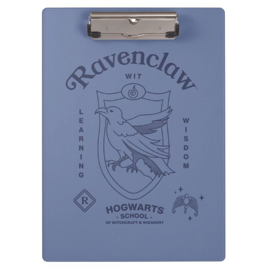 RAVENCLAW™ Wit Learning Wisdom Crest Klemmbrett (Vorderseite)