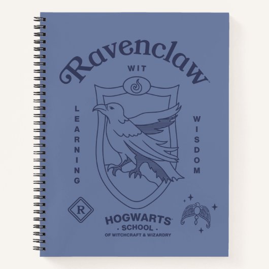 RAVENCLAW™ Wit Learning Wisdom Crest Notizblock (Vorderseite)