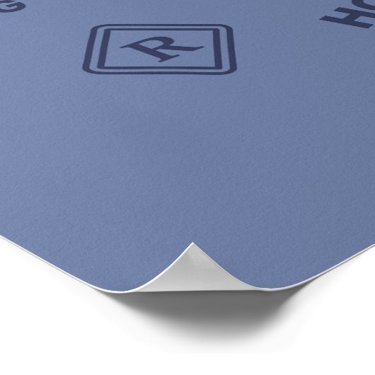 RAVENCLAW™ Wit Learning Wisdom Crest Poster (Ecke)