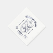 RAVENCLAW™ Wit Learning Wisdom Crest Serviette (Ecke)