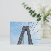 Ravenel Bridge, Charleston, South Carolina Postkarte (Stehend Vorderseite)