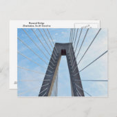 Ravenel Bridge, Charleston, South Carolina Postkarte (Vorne/Hinten)