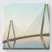 Ravenel Bridge Untersetzer, Charleston, South Caro Steinuntersetzer (Vorderseite)