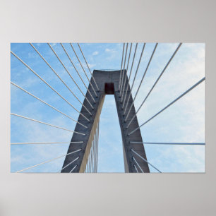 Ravenel-Brücke, Charleston, South Carolina Poster