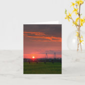 Ravenel Sunset Karte (Gelbe Blume)