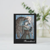 Ravenheart Fantasy Art Postkarte (Stehend Vorderseite)