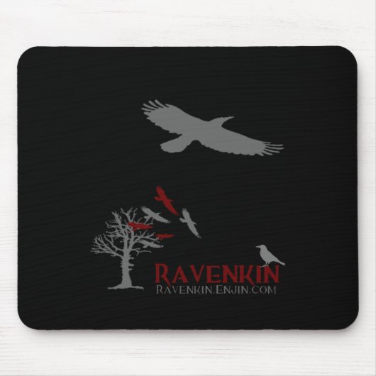 Ravenkin Schatten-Sammlung Mousepad (Vorne)