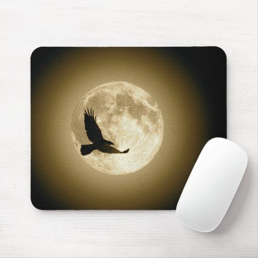 RavenMoonFlight Mousepad (Sepia) (Mit Mouse)