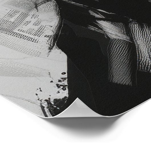 Ravenn Warrior in Heavy Black Plate Armor Poster (Ecke)