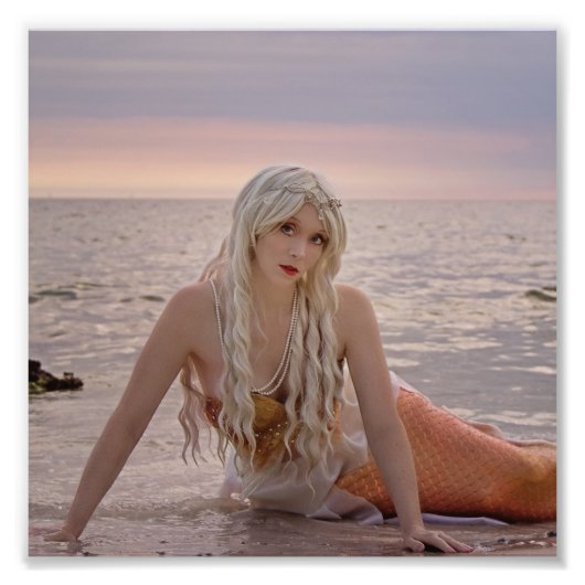 Ravenna Beach Mermaid Fotodruck (Vorne)