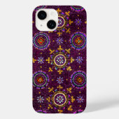 RAVENNA BYZANTINE MOSAICS, STAR, LILA STARRNENNACH Case-Mate iPhone HÜLLE (Rückseite)