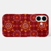RAVENNA BYZANTINE MOSAICS,STARS,RED STARRY NIGHT Case-Mate iPhone HÜLLE (Rückseite (Horizontal))
