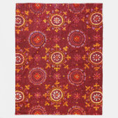 RAVENNA BYZANTINE MOSAICS,STARS,RED STARRY NIGHT FLEECEDECKE (Vorderseite)