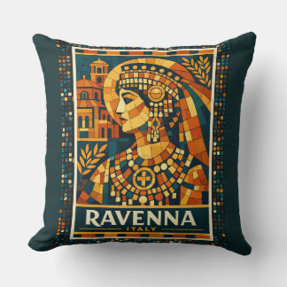 Ravenna Italien Byzantinische Kaiserin Mosaik Post Kissen