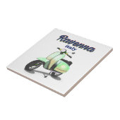 Ravenna Italien Jahrgang Reisen Plakat Fliese (Seite)