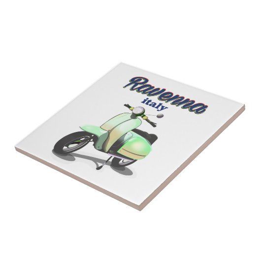 Ravenna Italien Jahrgang Reisen Plakat Fliese (Seite)