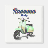 Ravenna Italien Jahrgang Reisen Plakat Magnet (Vorne)