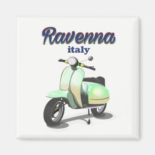 Ravenna Italien Jahrgang Reisen Plakat Magnet