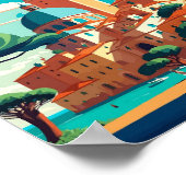 Ravenna Italien Kunstzeitalter Poster (Ecke)