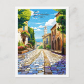 Ravenna Italien Vintage Illustration Postkarte (Vorderseite)