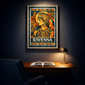 Ravenna Italy Byzantine Empress Mosaic Poster