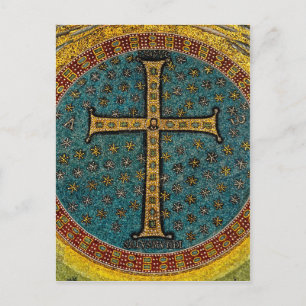 Ravenna Mosaic Cross Postkarte