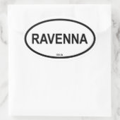 RAVENNA OVALER AUFKLEBER (Tasche)