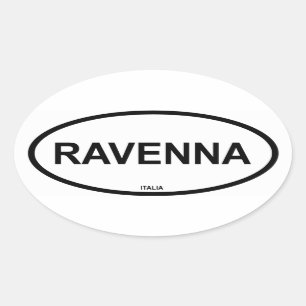 RAVENNA OVALER AUFKLEBER