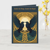 Ravens And Guardians Karte (Gelbe Blume)