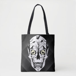 Ravens and Skull Bag - Black Ravens Fantasy Skull Tasche
