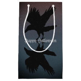Ravens Birds Night Starry Sky Grunge Kleine Geschenktüte