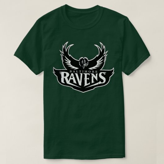 Ravens bw T-Shirt (Design vorne)