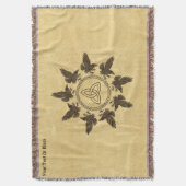 Ravens Circle Dance Decke (Vorderseite Vertikal)