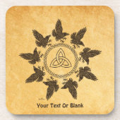 Ravens Circle Dance Getränkeuntersetzer (Vorderseite)