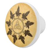 Ravens Circle Dance Keramikknauf (Rechts)