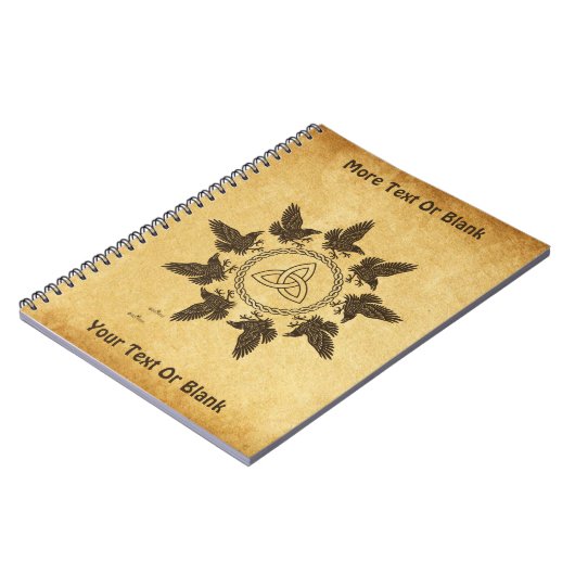 Ravens Circle Dance Notizblock (Linke Seite)