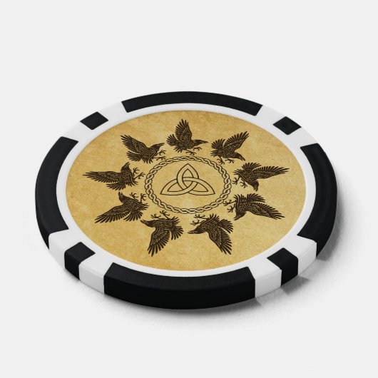 Ravens Circle Dance Pokerchips (Einzeln)