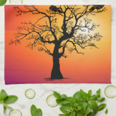 Ravens Crows Blackbirds Küchenhandtücher Geschirrtuch (Gefaltet)