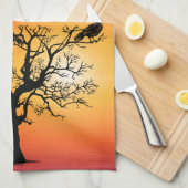 Ravens Crows Blackbirds Küchenhandtücher Geschirrtuch (Viertel Falte)