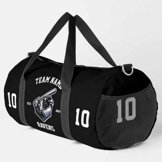 Ravens "Customizable Baseball Duffle Bag" Duffle Bag (Rechte Ecke)