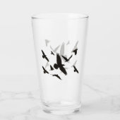 Ravens Drink oder Bier Glass Glas (Rückseite)