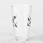 Ravens Drink oder Bier Glass Glas (Links)