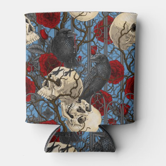 Raven's Geheimnis. Dunkle und launische gotische I Dosenkühler (Vorderseite)