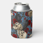 Raven's Geheimnis. Dunkle und launische gotische I Dosenkühler (Kanne Rückseite)