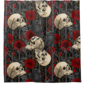 Raven's Geheimnis. Dunkle und launische gotische I Duschvorhang (Vorderseite)