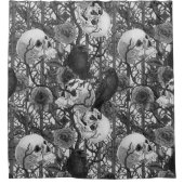 Raven's Geheimnis. Dunkle und launische gotische I Duschvorhang (Vorderseite)