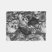 Raven's Geheimnis. Dunkle und launische gotische I Fleecedecke (Vorderseite (Horizontal))
